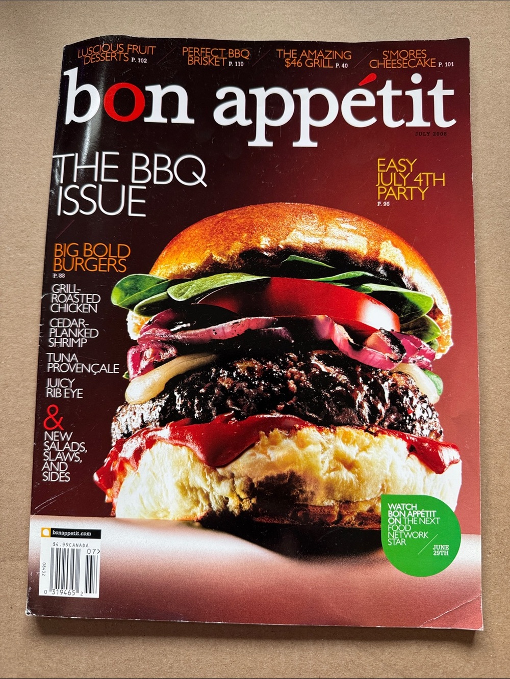 5/$15 Bon Appetit Magazine - The BBQ Issue